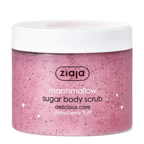 🍓✨ Sweet Skincare Indulgence: Marshmallow Strawberry Fluff Sugar Body Scrub & Bath Jelly Soap