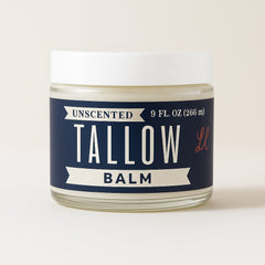 Unscented Tallow Skincare Trio – Whipped Body Set
