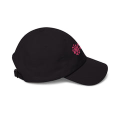 Dad Cap - "Flourish and Glow" Embroidered Floral Logo