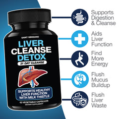 Liver Cleanse Detox – 21-Day Milk Thistle Supplement