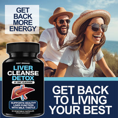 Liver Cleanse Detox – 21-Day Milk Thistle Supplement