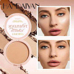 8-Color Matte Pressed Powder – Full Coverage