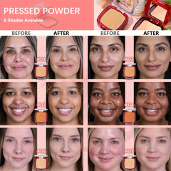 Matte Pressed Powder Foundation – Full Coverage