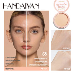 8-Color Matte Pressed Powder – Full Coverage