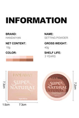 8-Color Matte Pressed Powder – Full Coverage