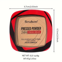 Matte Pressed Powder Foundation – Full Coverage