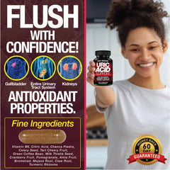 Uric Acid Support – Kidney & Urinary Health Capsules