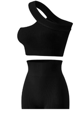 Women's Sports Fitness Shockproof Off-shoulder Suit